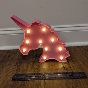 Wondertreats night light - pink unicorn, 9"x10"
